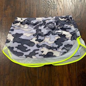 Lucky in Love Tennis Skort Skirt - Metallic Camo - XL